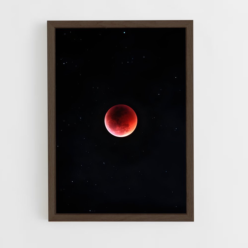 Poster Lune de sang envoûtante – affiche Système solaire (vue 5)